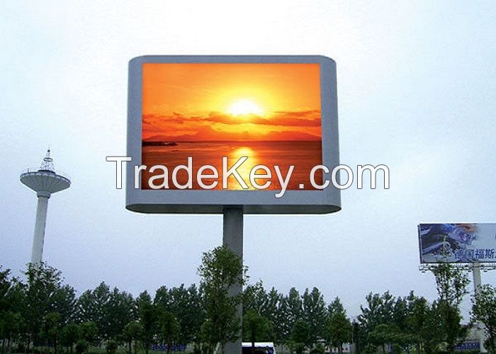 Optoelectronic Displays Outdoor led display P16mm SMD / DIP Electronic Boards For Advertising