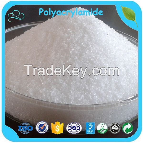 400 -1000 Myriad Molecular Weigh Cationic / Anionic Flocculant Polyacrylamide PAM For Water Treatme