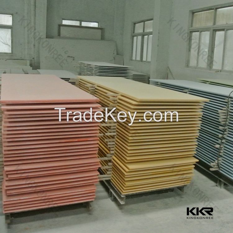 decorative resin panels price KKR acrylic solid surface sheet