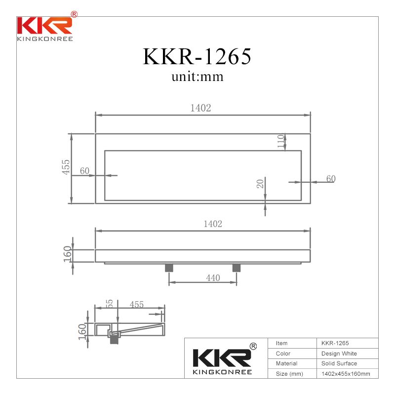 new design acrylic solid surface bathroom basin