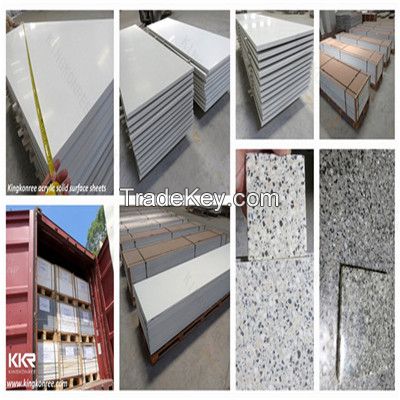 Wholesale Glacier White Acrylic Solid Surface Sheet