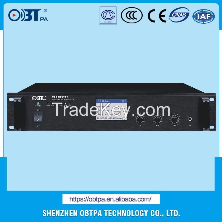 OBT-NP6090 Low Price Support Wired Network And WIFI Wireless Internet Access Digital IP Network Voltage Amplifier