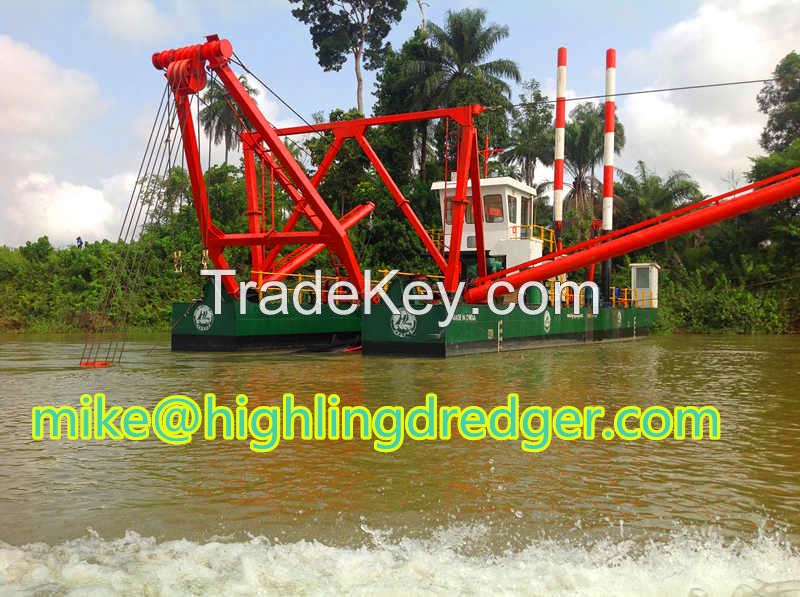 1500mÂ³ river sand cutter suction dredger FOR SALE