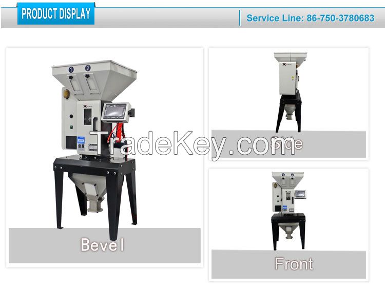 high precision plastic gravimetric dosing blender machine