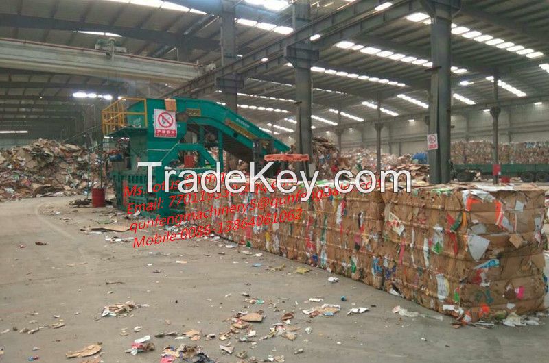 Straw baler, waste paper baler, plastic baler, pet bottle baler, packing machine