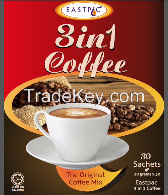 EASTPAC BRAND 3-IN-1 COFFEE MIX