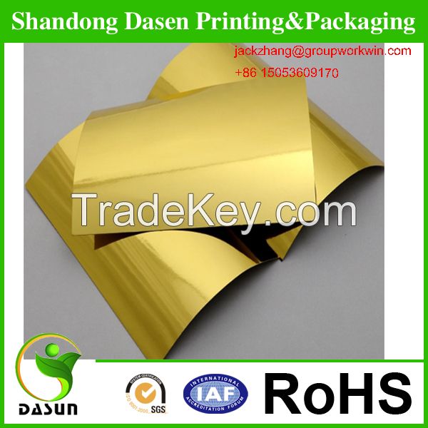 A4 size hologram transfer metallized paper