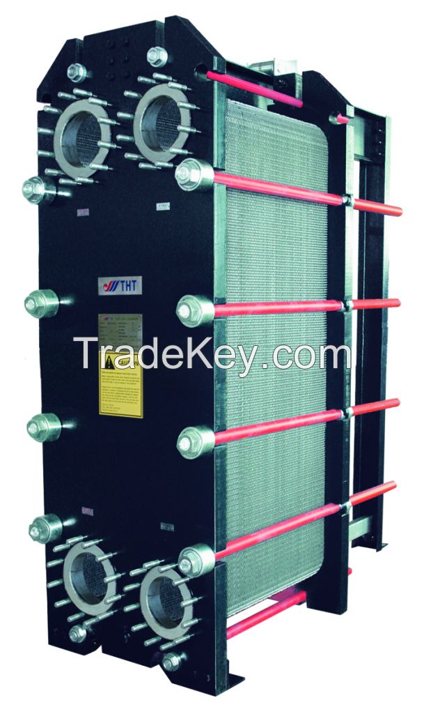 Semi-welded plate heat exchanger