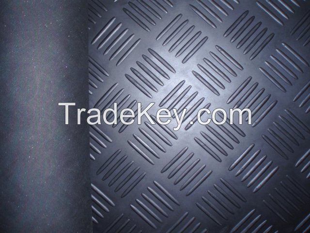 3mm Black Checker Rubber Mat