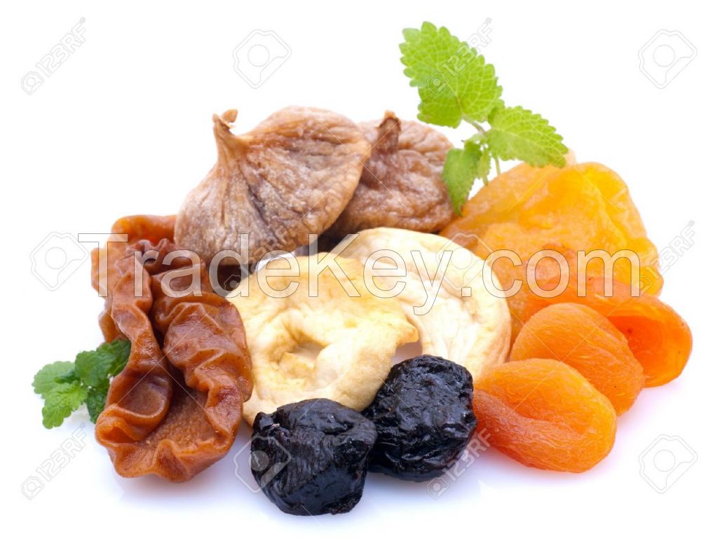 Dried fruits and vegetables