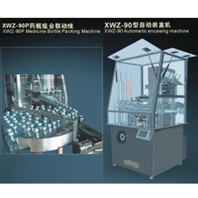 Medicine Bottle Packing & Encasing Machine