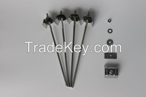 galvanized roofing bolts with nuts and washer from factory