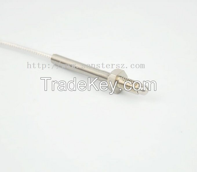 PT100-TS28-296 with Screw PT100 Temp Probe Temp Resistant 200C