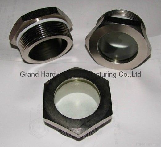 Thread fused oil sight window plugs sight glass site gauge NPT