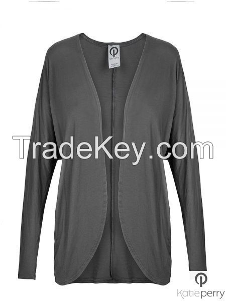 Clovelly Cardigan - Women's Cardigan Jackets with hourglass shape jacket to flatter upper arms : Katie Perry