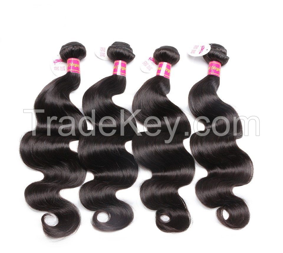 6A Bundles Human Hair (Brazilian,Peruvian,Malysian) Weaves 100g/pc 100% Unprocessed Virgin Hair Free Shipping Worldwide