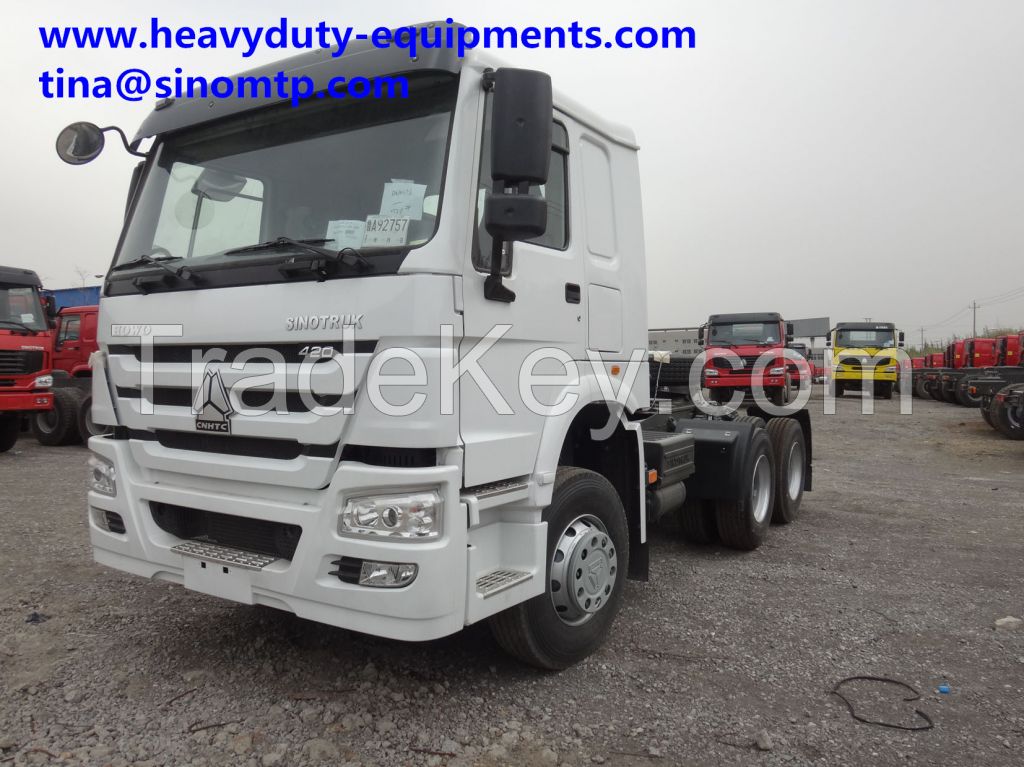 HOWO 4X2/6X4 tractor truck, 290-420hp option