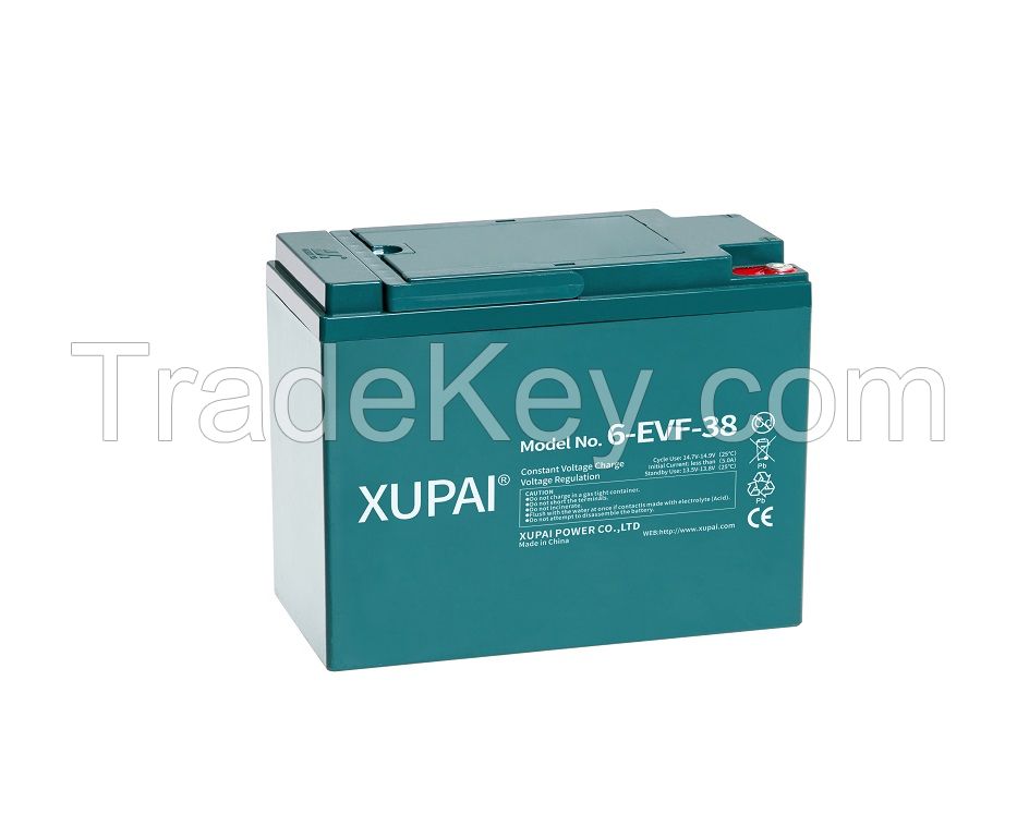 6-Evf-38 12V 38ah Lead Acid Rocket Car Battery for Electric Vehicle