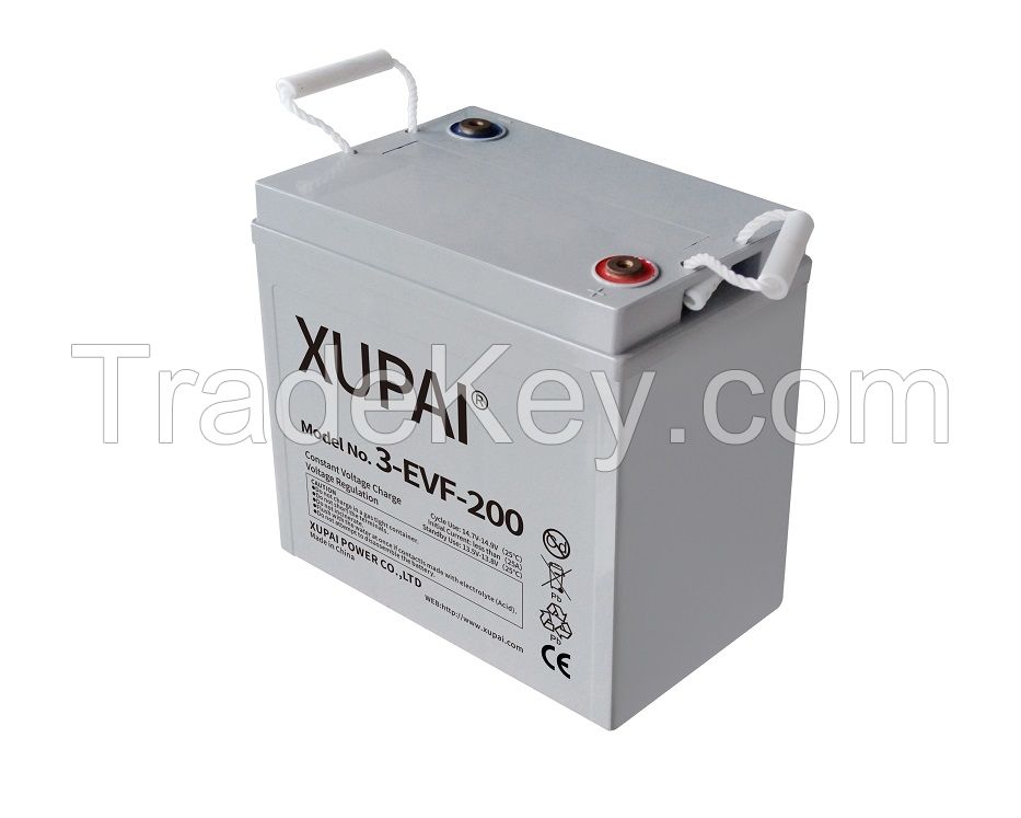 6V 200ah 3-Evf-200 (3hr) Golf Cart Battery