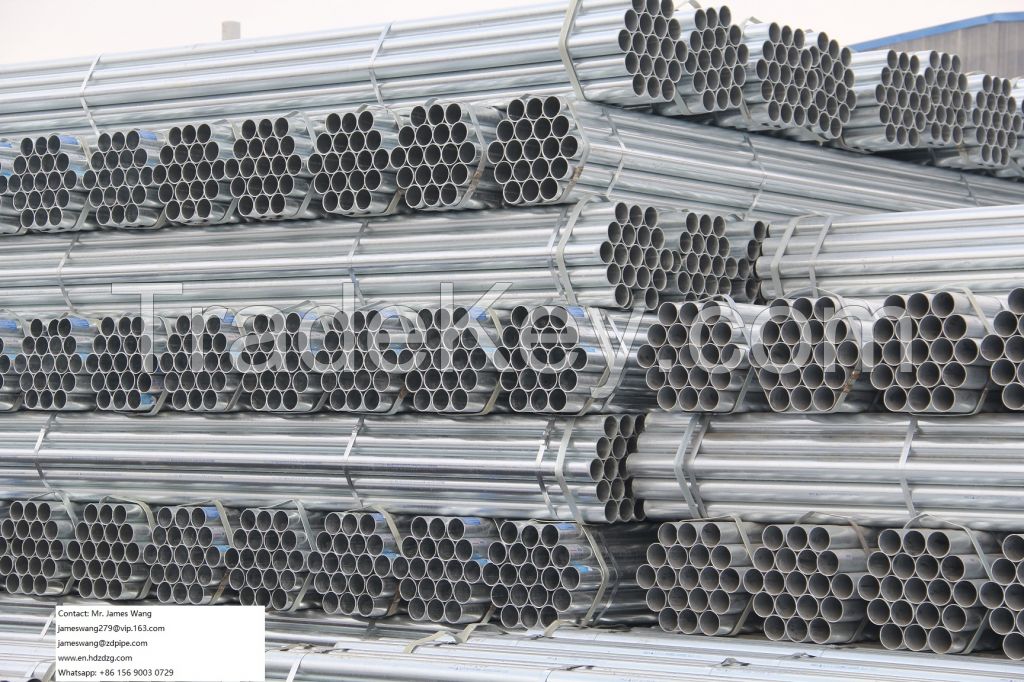 ERW Round Galvanized Steel Pipe