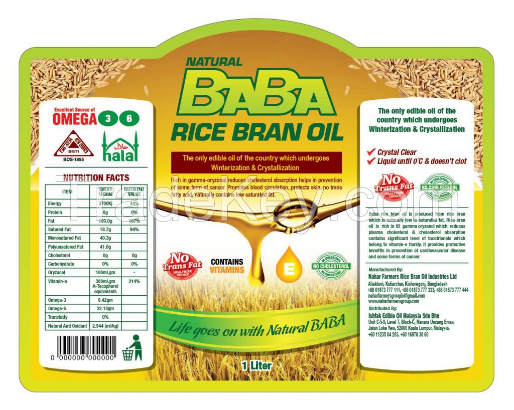 Crude Rice Bran Oil