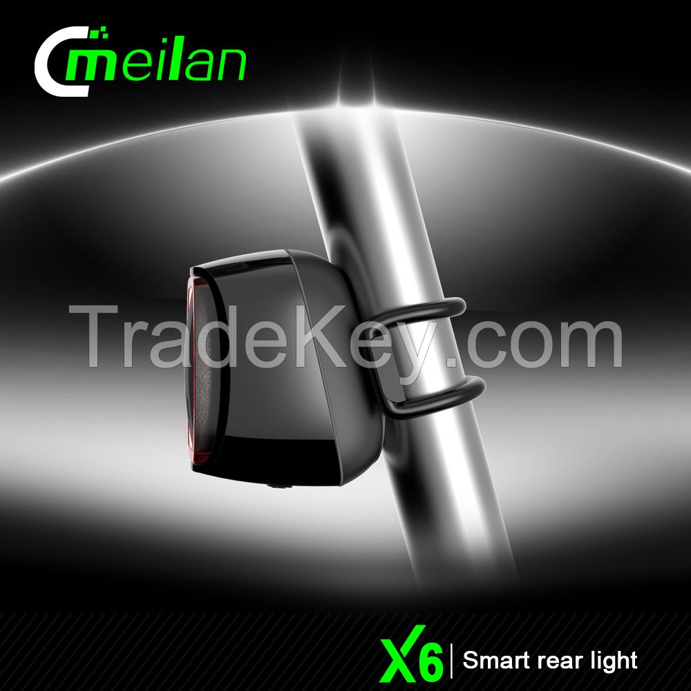 2016 Meilan X6 USB Bike Cycle Bicycle Light Waterproof IPX6