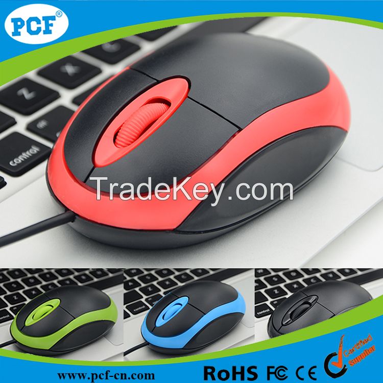 Mice Optical Wired Mouse USB Scroll Wheel For Laptop Notebook Computer PC