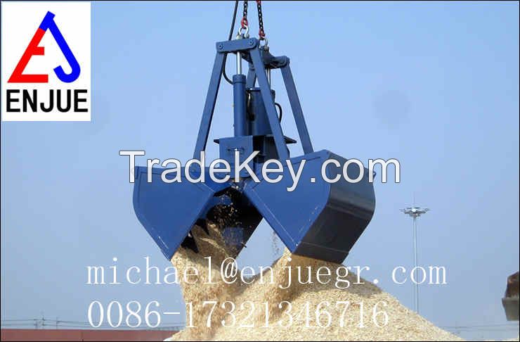 electric hydraulic automatic remote control grab for bulk material on hot sale in China 2016