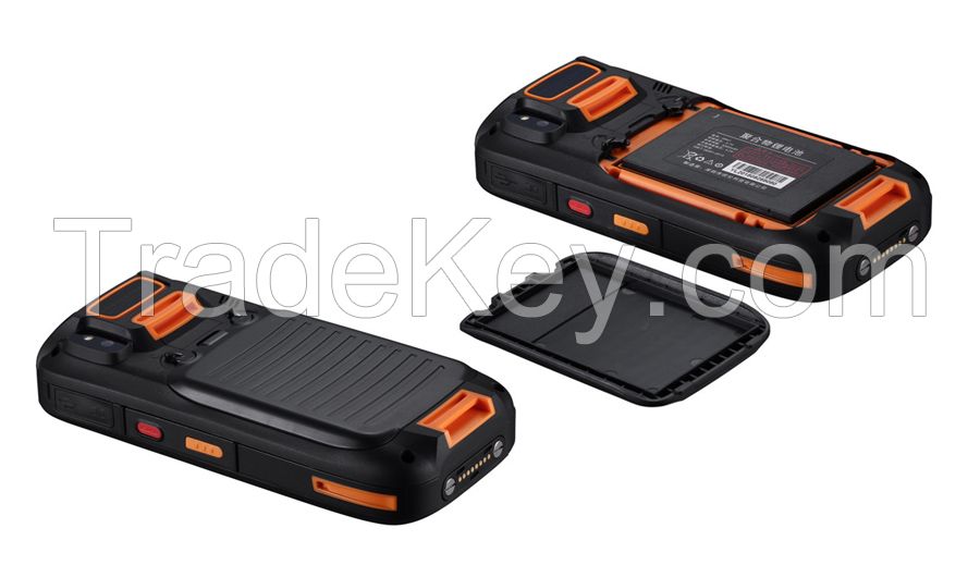 Rugged Handhelds IP65 MTK6735 Quad Core 4G LTE Rugged Handsets with 1D 2D Barcode Scanner NFC RFID