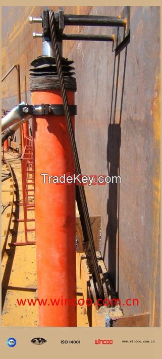 hydraulic jacks used for tank construction TOP TO BOTTOM WAY