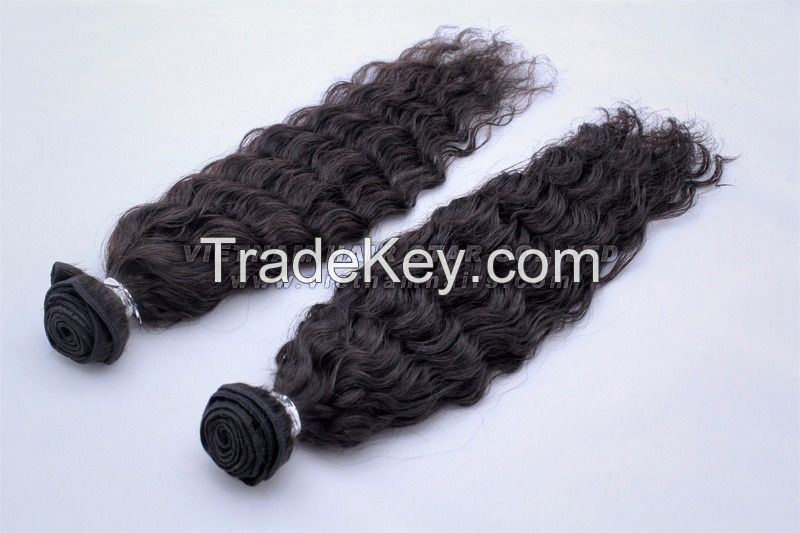 100% Unprocess Natural Human Weft Hair Wholesale