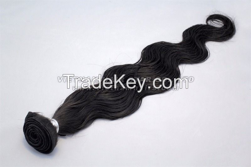 100% Unprocess Natural Human Weft Hair Wholesale