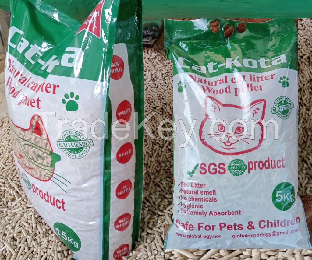 cat litter wood pellet