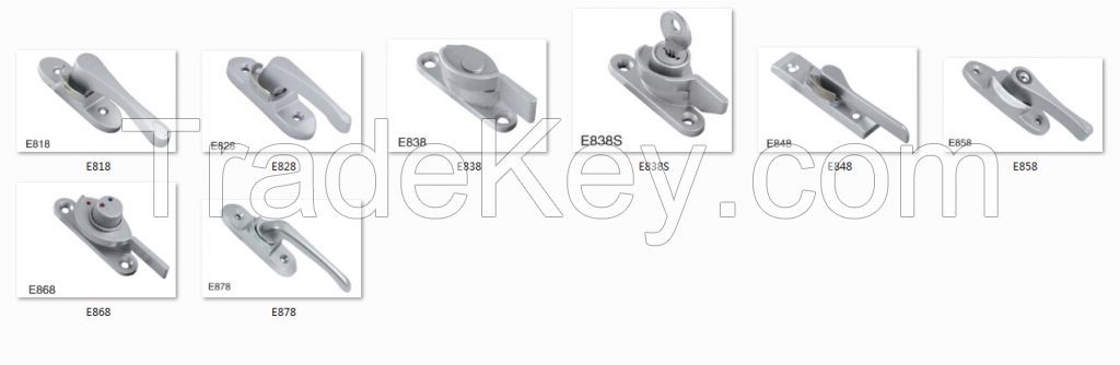 Aluminum Upvc Windows lock use as handle for sliding system