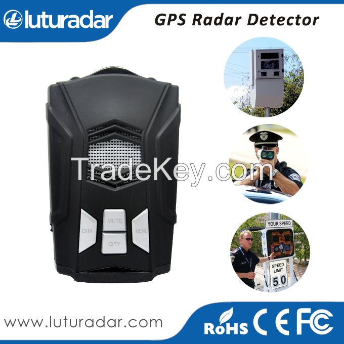 Original ANW Anti police car speed carmera GPS radar detector with 360 degree laser detection