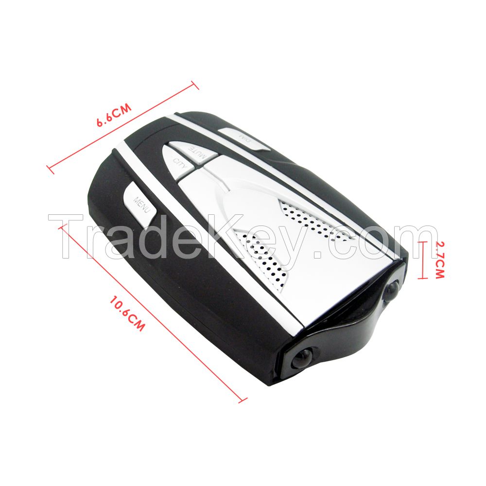 X K Ka Laser Strelka CT full band anti police speed gun radar detector with intermal GPS and 360 degree max coverage