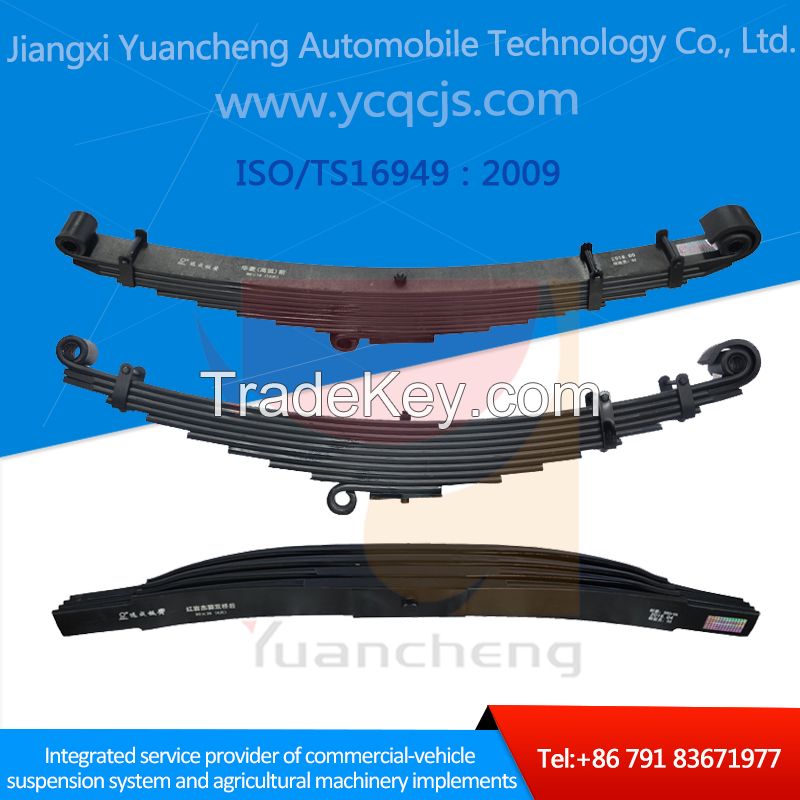 Parabolic heavy duty truck leaf spring for MAN VOLVO,BENZ 