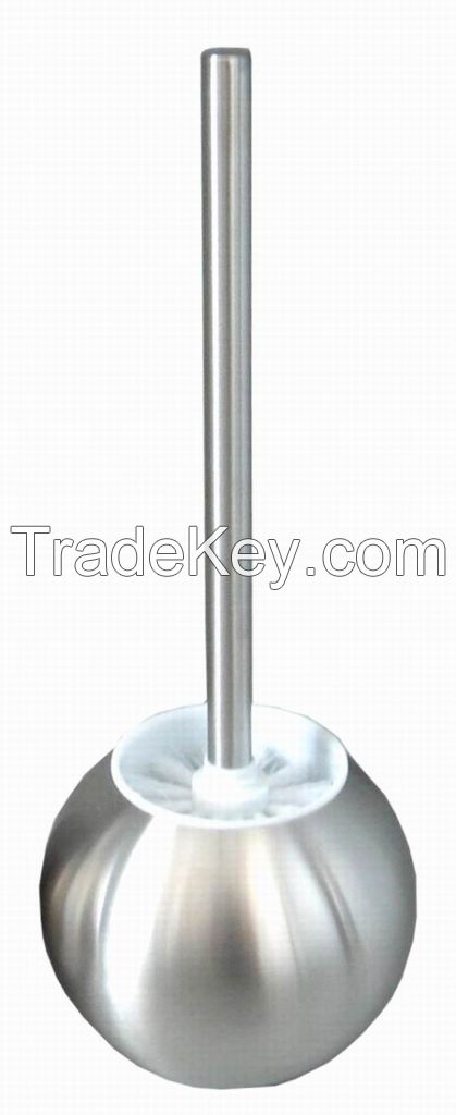 Stainless steel toilet brush holder