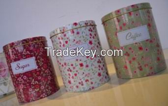 3pcs of round canister set