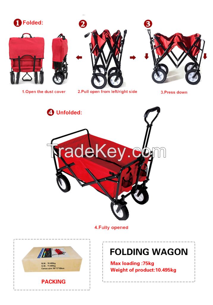 foldable shopping cart , children baby trolley 