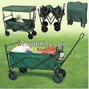 Folding Garden Wagon Cart 