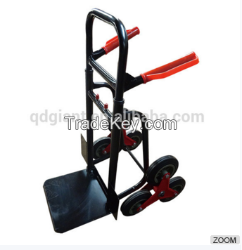 Six Wheel Climbing Stairs Hand Trolley  Cargo Transport Trolley Ht2086a