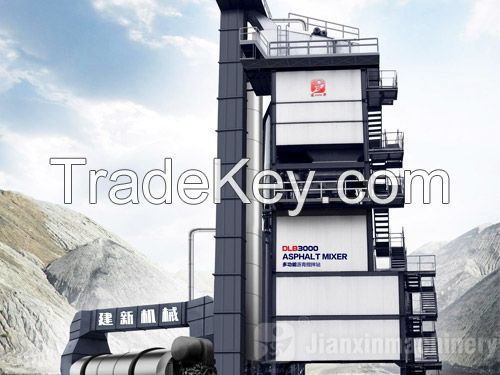 80-240TPH asphalt mixing plant integrated bins