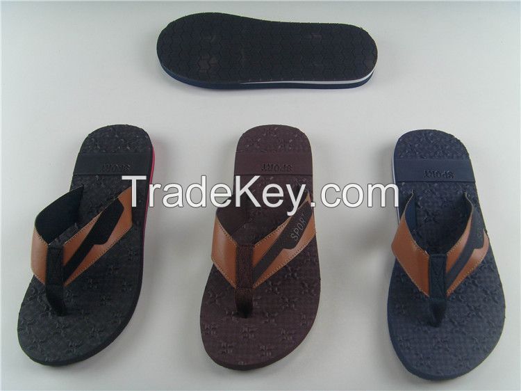 New Custom Various Colors Prinitng Soft Eva Waterproof Beach Slippers Flip Flop Men