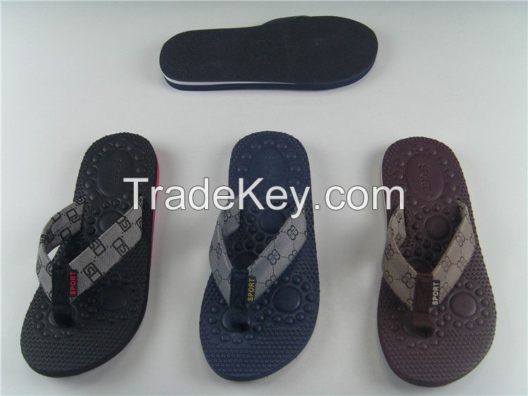 New Custom Various Colors Prinitng Soft Eva Waterproof Beach Slippers Flip Flop Men