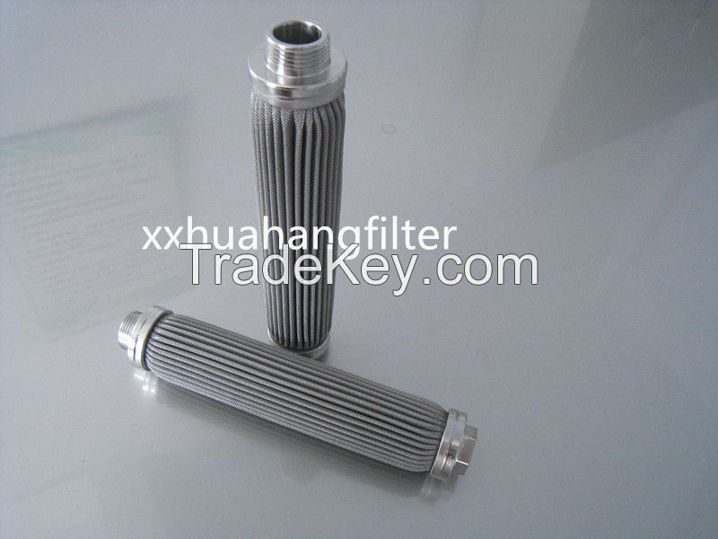 Supplie high performance cleanable stainless steel polymer melt filter element
