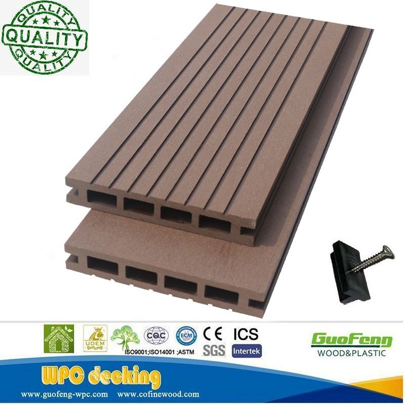 wood plastic composite decking