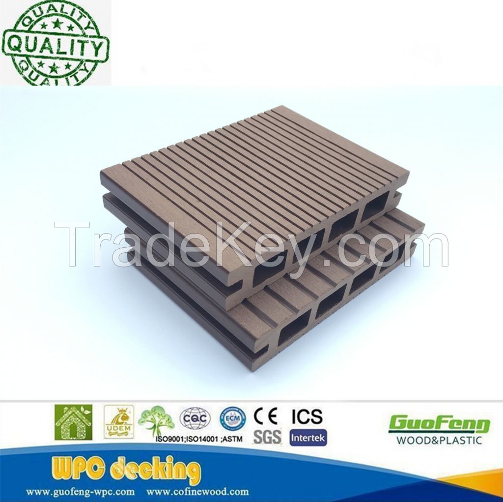 wood plastic composite deck