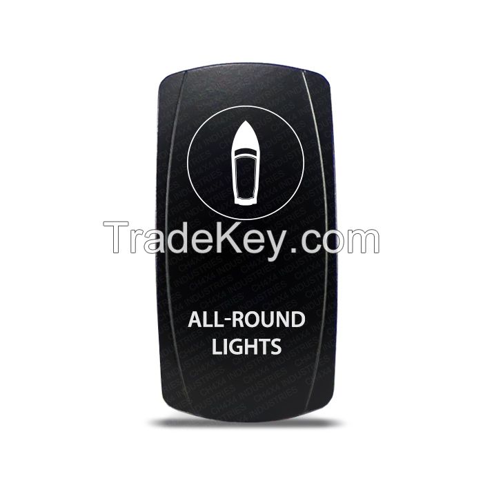 CH4X4 Marine Rocker Switch All-Round Lights Symbol