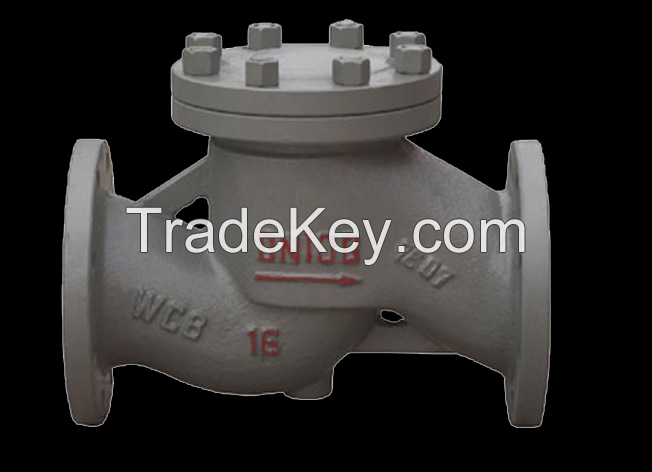 Iron steel Stainless Steel PN16 DN200 lift type check valve